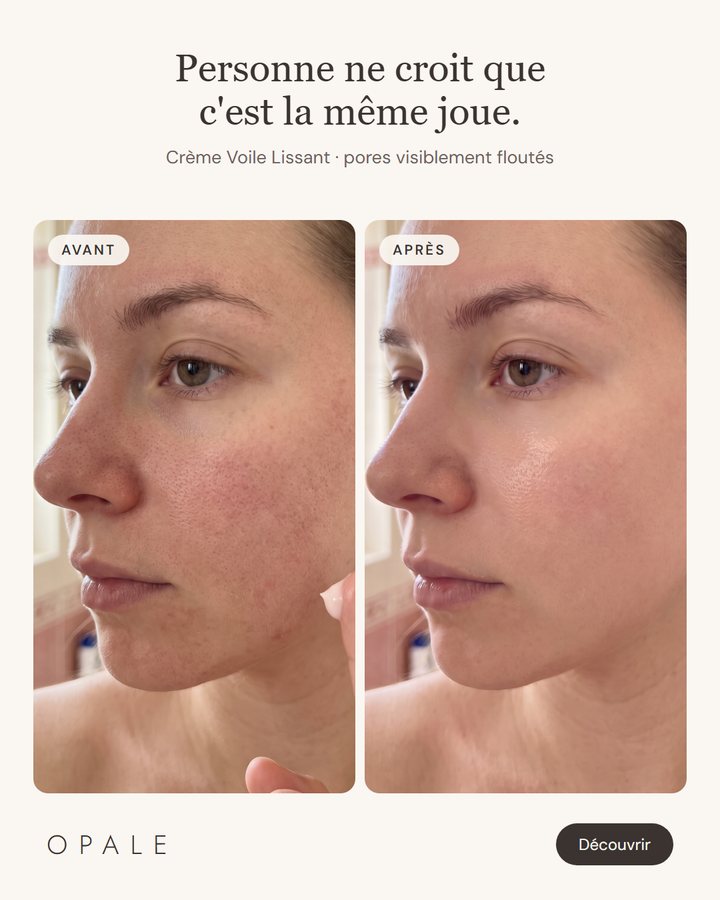 Werbevisual OPALE, fiktive Marke des Studios, 1/3