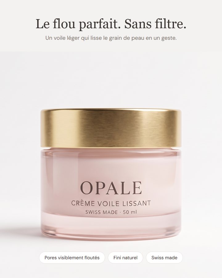 Werbevisual OPALE, fiktive Marke des Studios, 2/3